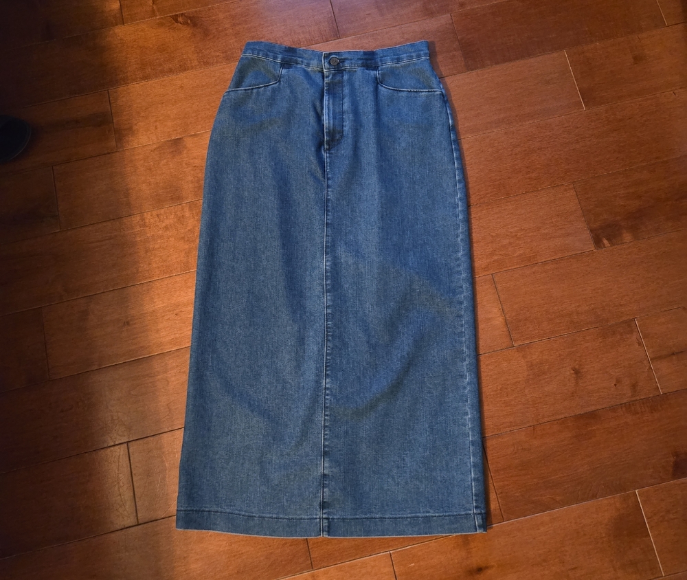 Lee Denim Maxi Skirt